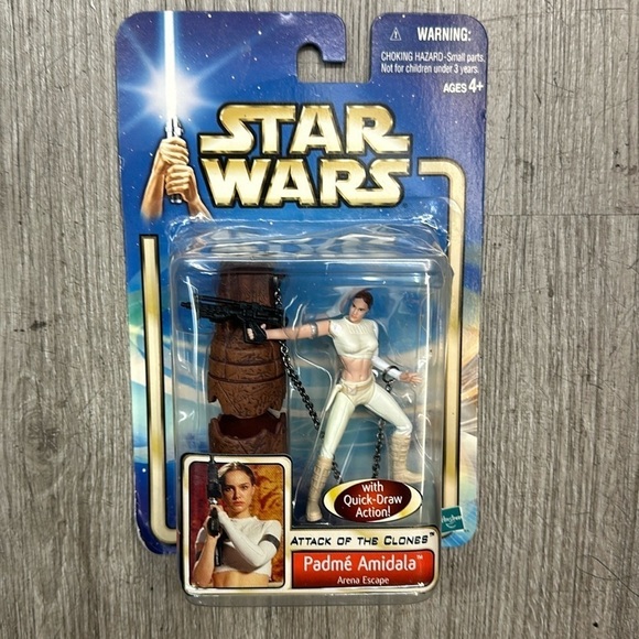 Star Wars Episode II: Padme Amidala Action Figure FACTORY SEALED - Picture 1 of 6